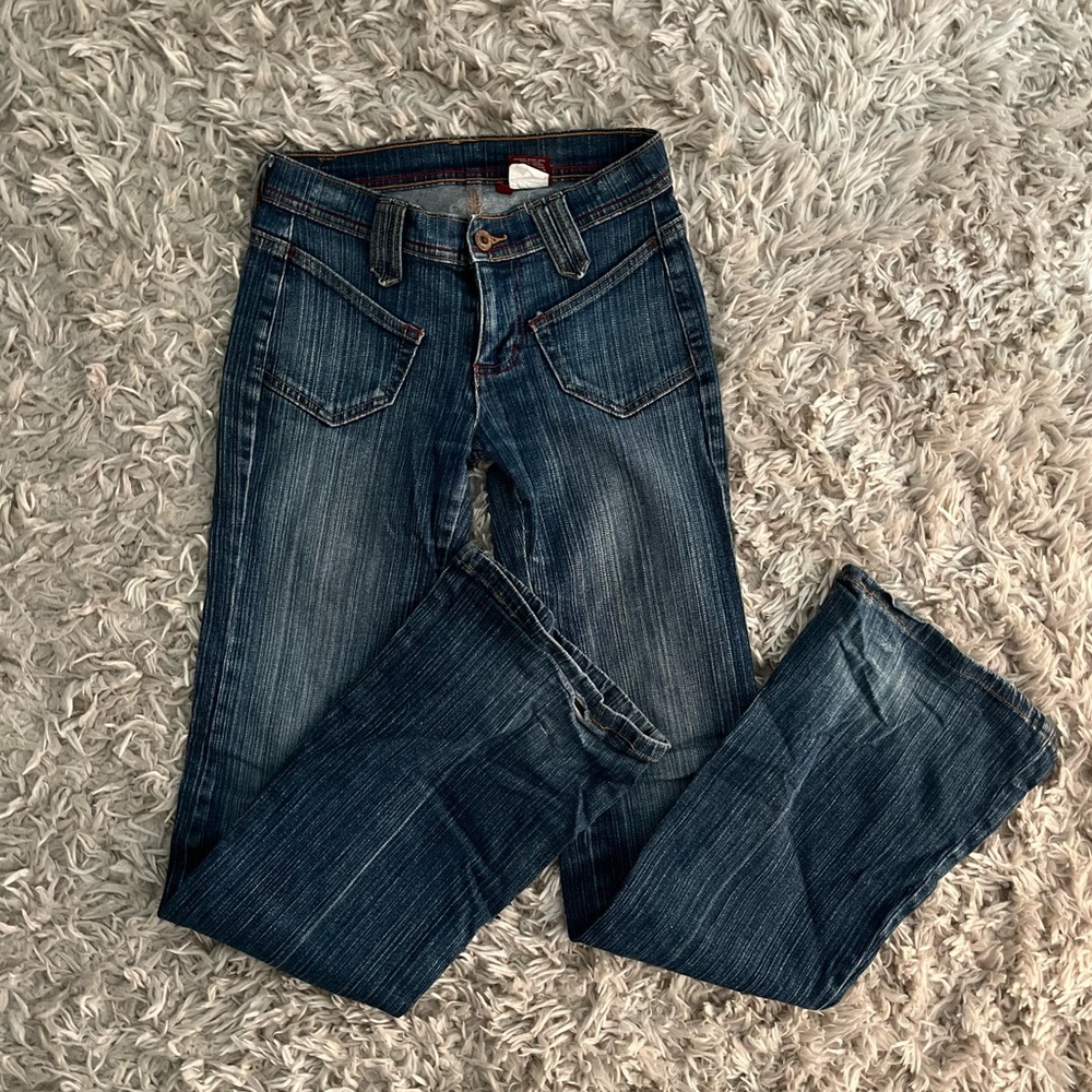 Vintage Y2K BONGO Low Rise Flare Denim Jeans 90’s Bell